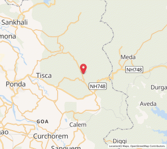 Map of Toldem, Goa