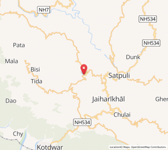 Map of Toliyon, Uttarakhand