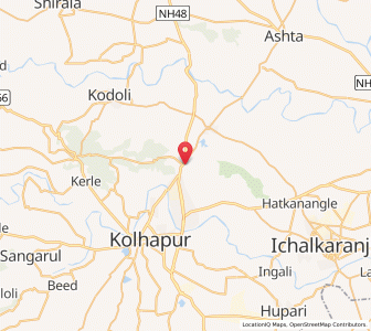 Map of Top, Maharashtra