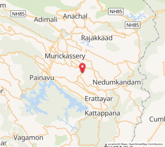 Map of Toparankudi, Kerala