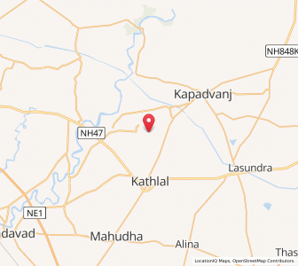 Map of Torna, Gujarat