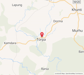 Map of Torpa, Jharkhand