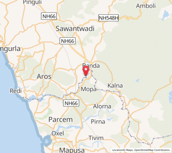 Map of Torxem, Goa