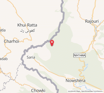 Map of Totoha, Kashmir