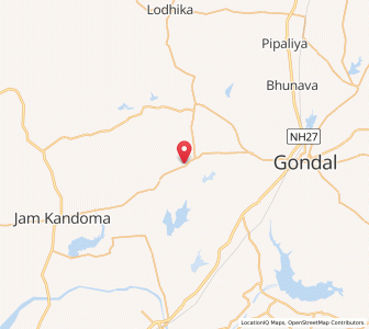 Map of Trakuda, Gujarat