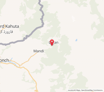 Map of Tranga, Kashmir