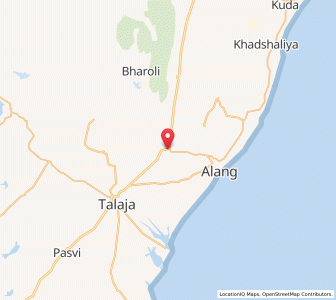 Map of Trapaj, Gujarat