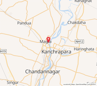 Map of Tribeni, West Bengal