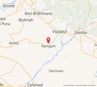 Map of Trindi Jamura, Kashmir