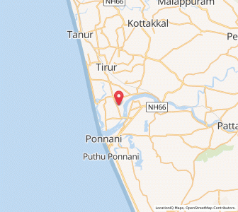 Map of Triprangod, Kerala