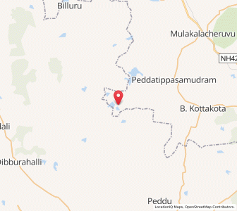 Map of Tsadumu, Andhra Pradesh