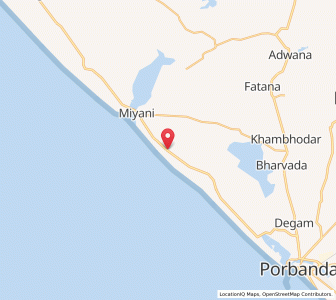 Map of Tukda Miyani, Gujarat