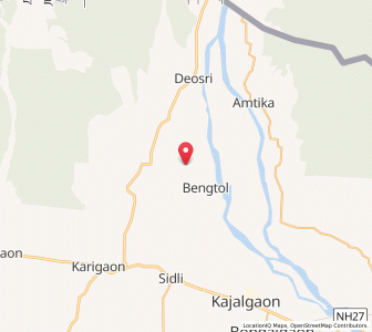 Map of Tukrajhar, Assam