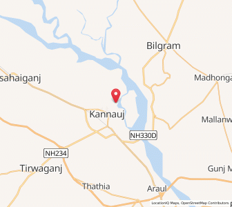 Map of Tula Purwa, Uttar Pradesh