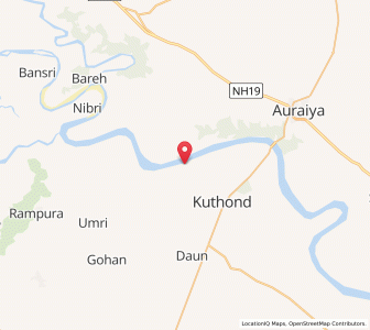 Map of Tulakpur, Uttar Pradesh