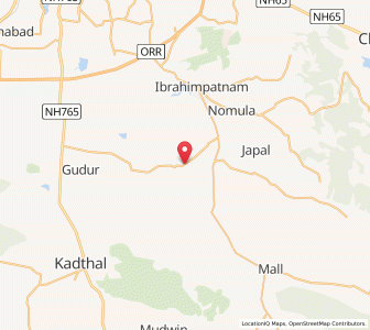 Map of Tule Kalan, Andhra Pradesh