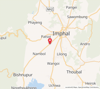 Map of Tulihal, Manipur
