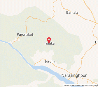 Map of Tulka, Odisha