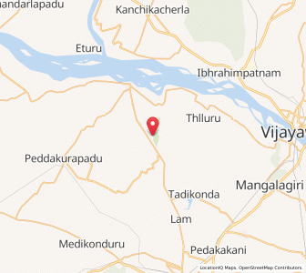 Map of Tulluru, Andhra Pradesh