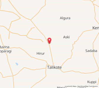 Map of Tumbgi, Karnataka