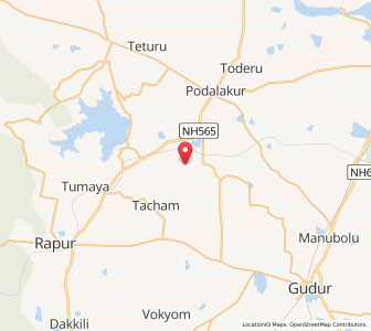 Map of Tummalatalupur, Andhra Pradesh