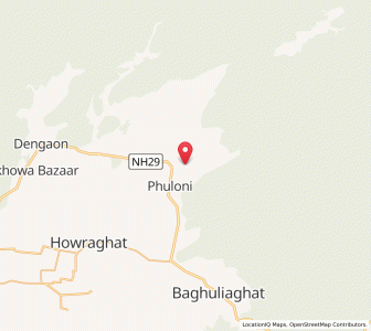 Map of Tumpung, Assam