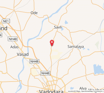 Map of Tundao, Gujarat