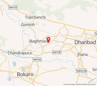 Map of Tundu, Jharkhand