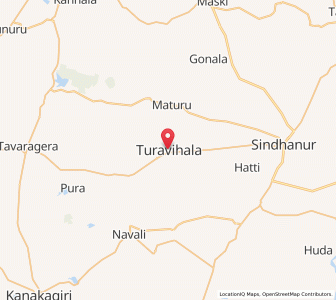 Map of Turbihal, Karnataka