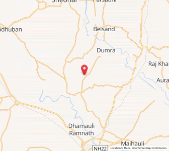 Map of Turk, Bihar