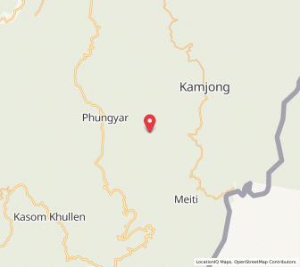 Map of Tusom, Manipur