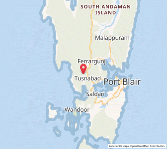 Map of Tusonabad, Andaman and Nicobar Islands