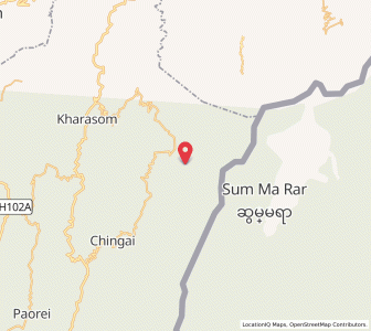 Map of Tusora Khulan, Manipur