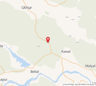Map of Udampur, Andhra Pradesh