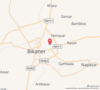 Map of Udasar, Rajasthan