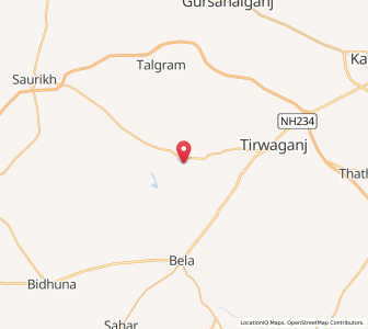 Map of Uddimpur, Uttar Pradesh
