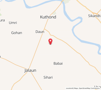 Map of Udh, Uttar Pradesh