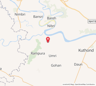 Map of Udotpura, Uttar Pradesh