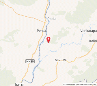 Map of Udoyogiri, Andhra Pradesh