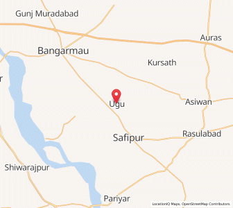 Map of Ugu, Uttar Pradesh