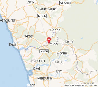 Map of Uguem, Goa
