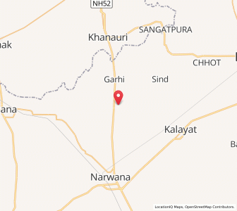 Map of Ujhana, Haryana