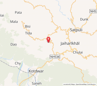 Map of Ukhriyalgaon, Uttarakhand