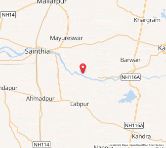 Map of Ulkanda, West Bengal