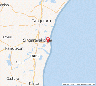 Map of Ullapalem, Andhra Pradesh