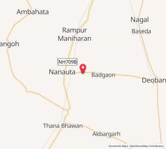 Map of Umahi, Uttar Pradesh
