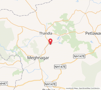 Map of Umarde, Madhya Pradesh