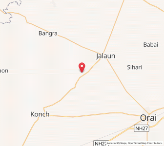 Map of Umargarh, Uttar Pradesh