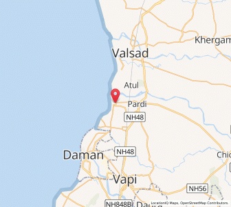 Map of Umarsadi, Gujarat