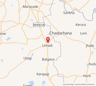 Map of Umdi Buzurg, Maharashtra